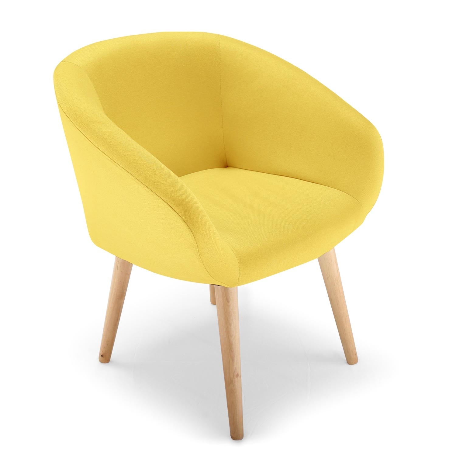 Chaise / Fauteuil style scandinave Frost Jaune