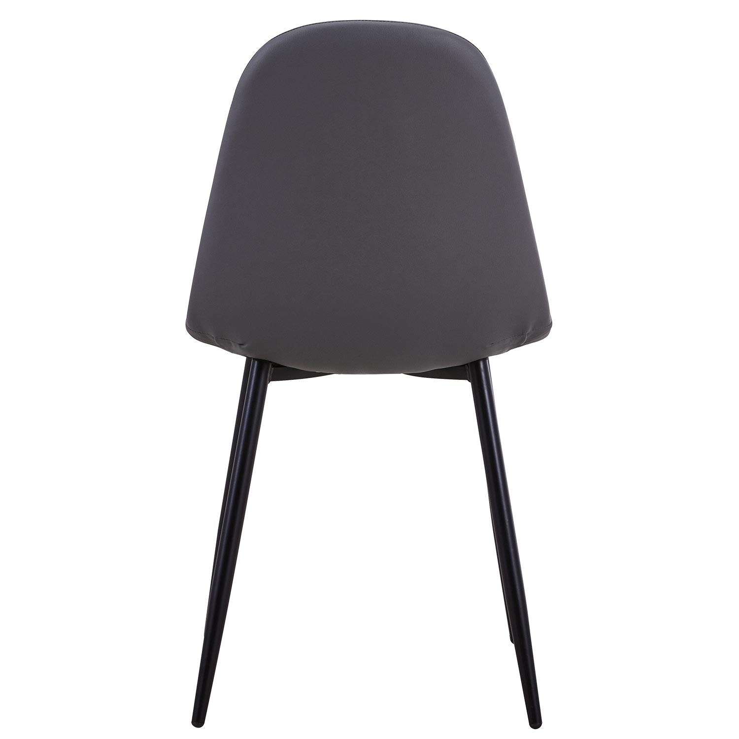 Lot de 4 chaises Gao Simili P.U. Gris