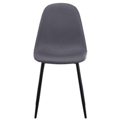 Lot de 4 chaises Gao Simili P.U. Gris