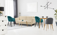 Canapé 3 places Gibus Tissu Beige