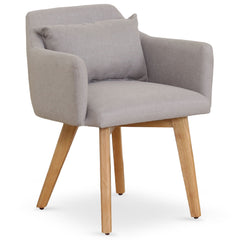  Chaise / Fauteuil scandinave Gybson Tissu Beige