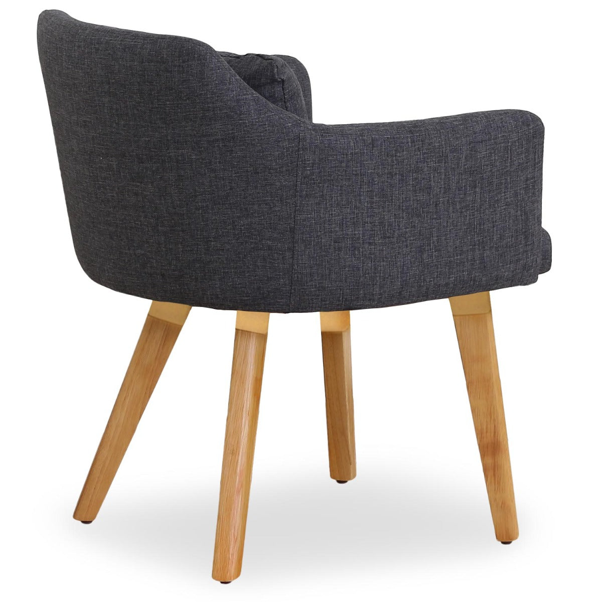 Chaise / Fauteuil scandinave Gybson Tissu Gris foncé