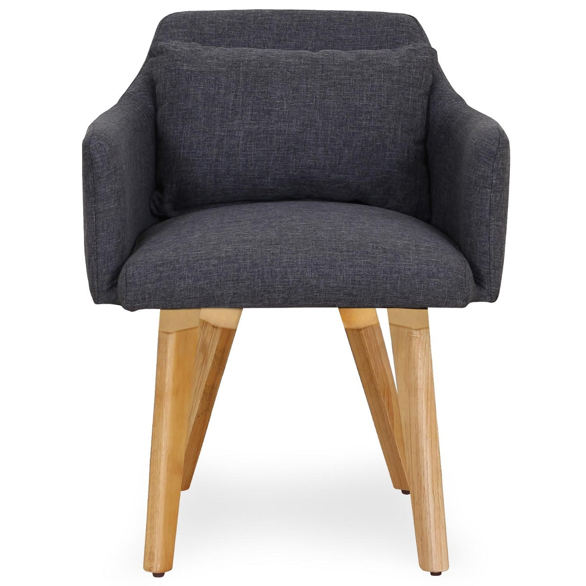 Chaise / Fauteuil scandinave Gybson Tissu Gris foncé