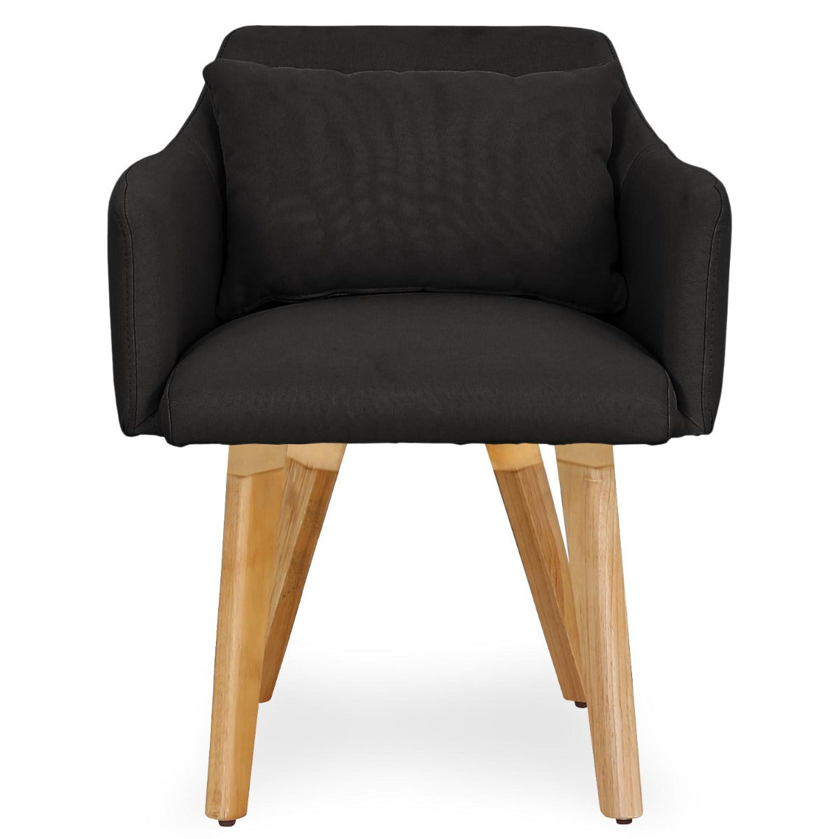Chaise / Fauteuil scandinave Gybson Tissu Noir