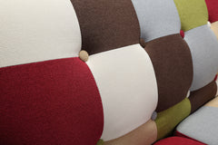 Canapé scandinave 3 places Bombay Multicolore