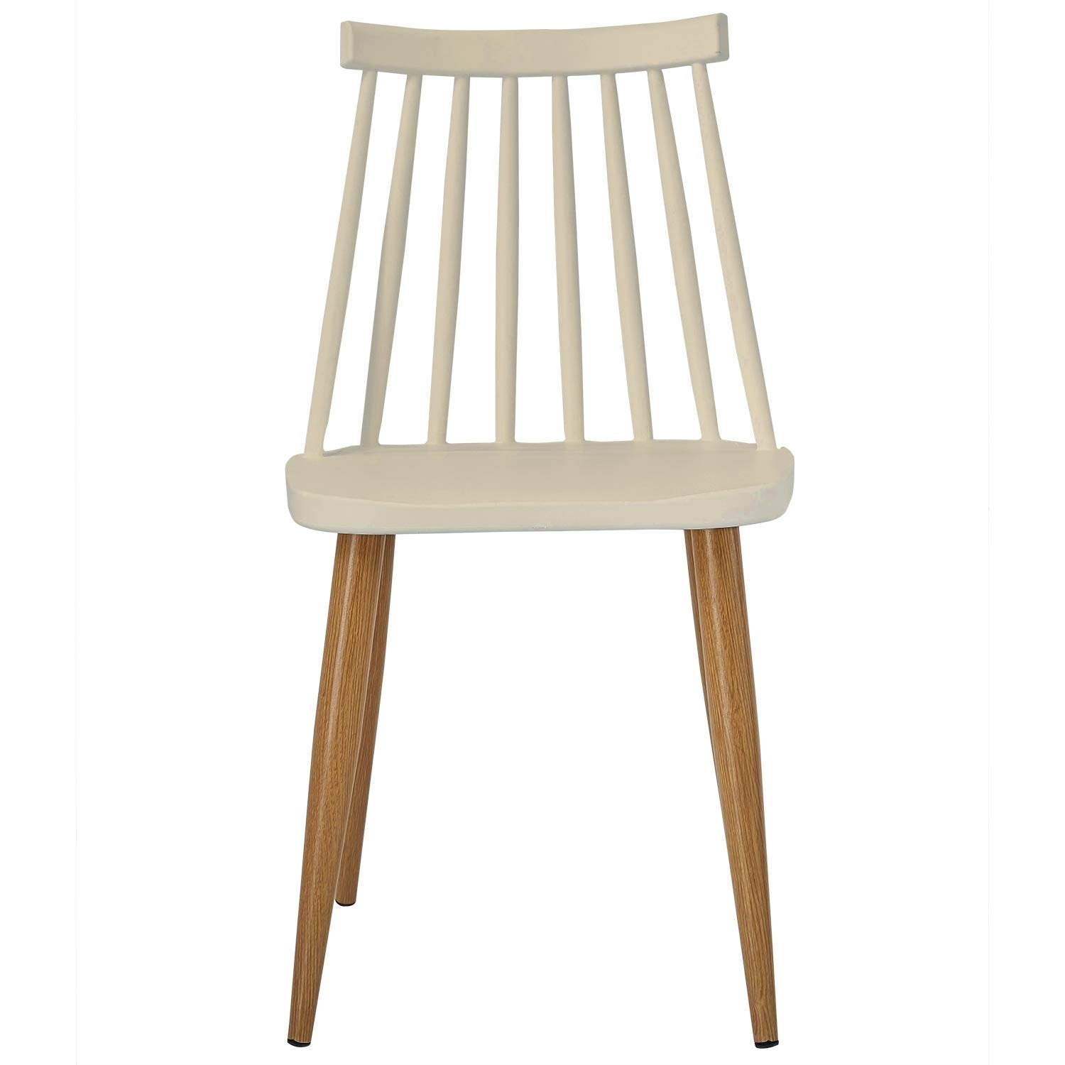 Lot de 2 chaises scandinaves Houlgate Beige