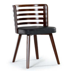 Lot de 2 chaises scandinave Koxy bois noisette et Noir