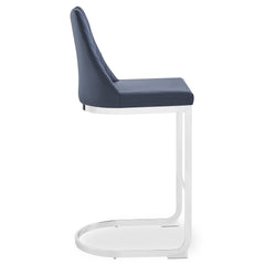 Lot de 2 chaises de bar design Mistigri Simili Noir