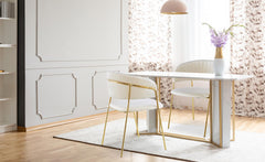 Lot de 4 chaises Tabata Velours Beige