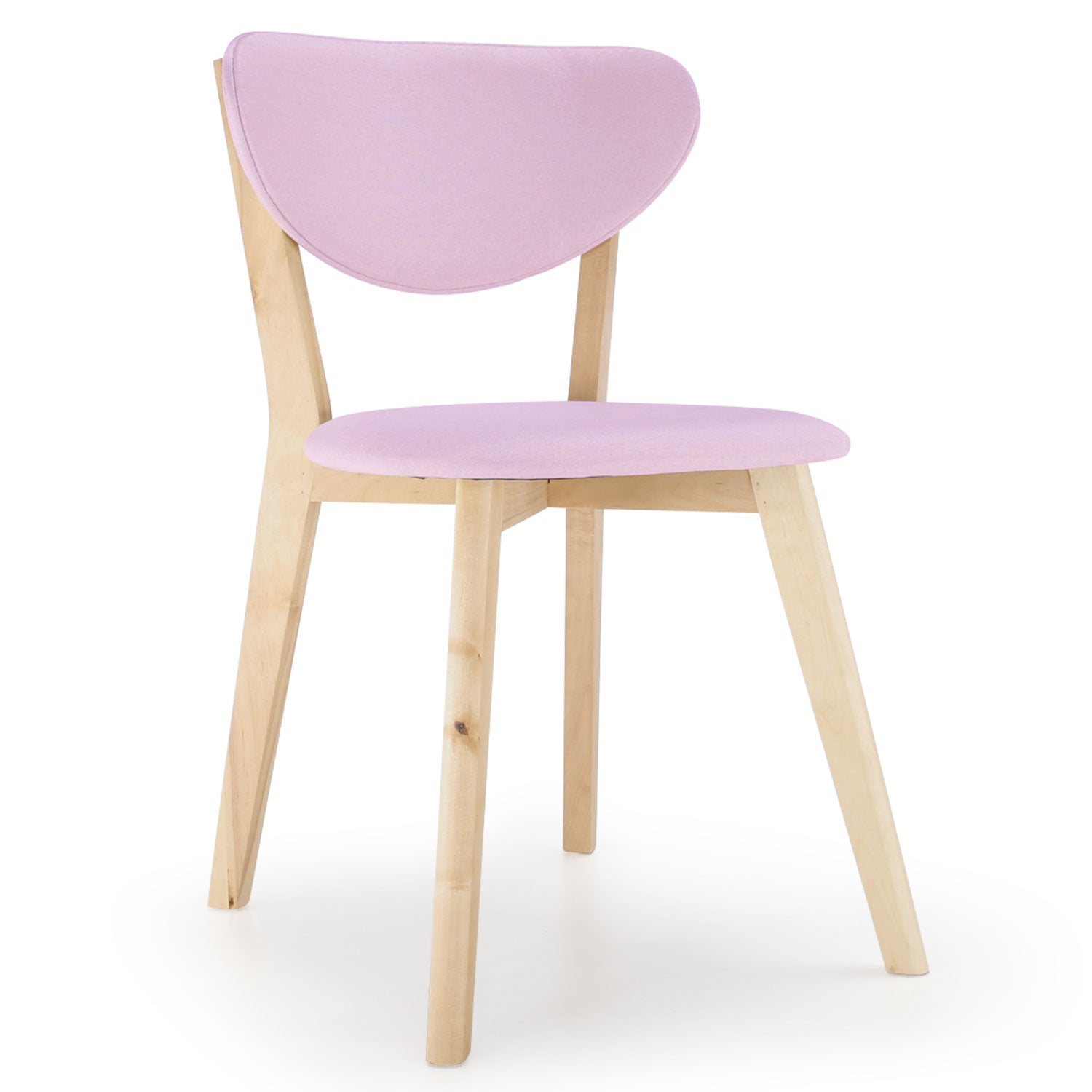 Lot de 2 chaises style scandinave Canada Rose