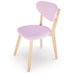 Lot de 2 chaises style scandinave Canada Rose