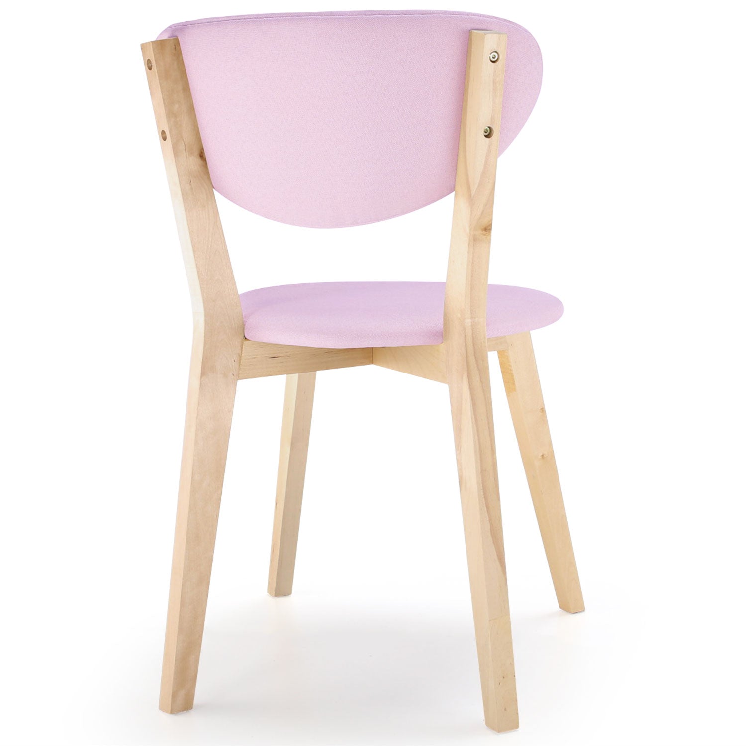 Lot de 2 chaises style scandinave Canada Rose