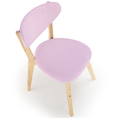 Lot de 2 chaises style scandinave Canada Rose