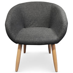 Chaise / Fauteuil style scandinave Frost Gris Foncé