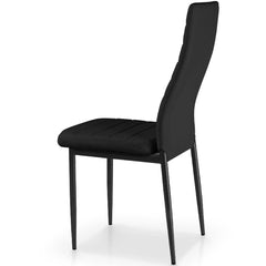La chaise matelassée Stratus Noir