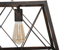 Lampe de plafond industrielle en fer
