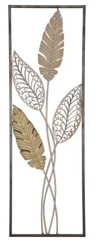 Panneau mural en métal et MDF feuilles 3D
