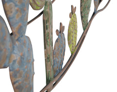 Décoration murale Cactus Métal Multicolore