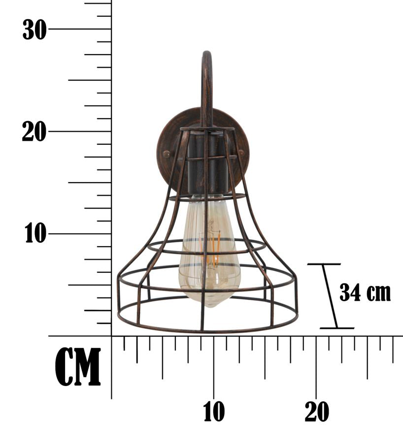 WALL LAMP INDUSTRY -A- CM 34X18X27 
