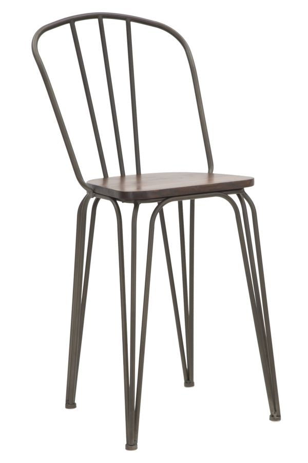 Chaise Harlem Métal et Bois