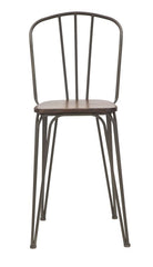 Chaise Harlem Métal et Bois