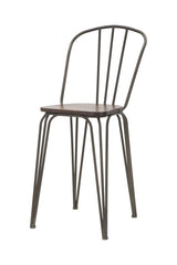 Chaise Harlem Métal et Bois