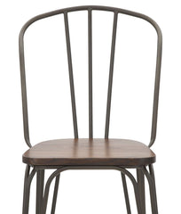 Chaise Harlem Métal et Bois
