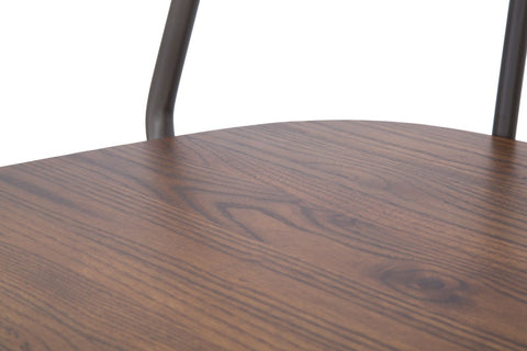 Chaise Harlem Métal et Bois