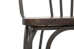Chaise Harlem Métal et Bois