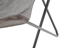 Chaise Montana métal et tissu gris