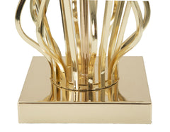 Lampe de table Glam doré et crème