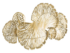 Panneau décoratif en métal doré Iris