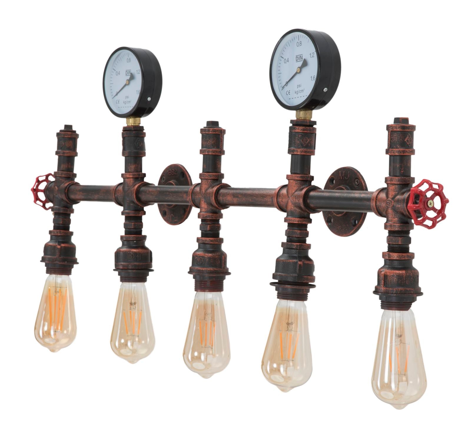 WALL LAMP INDUSTRY 5 LIGHTS CM 86X9X32