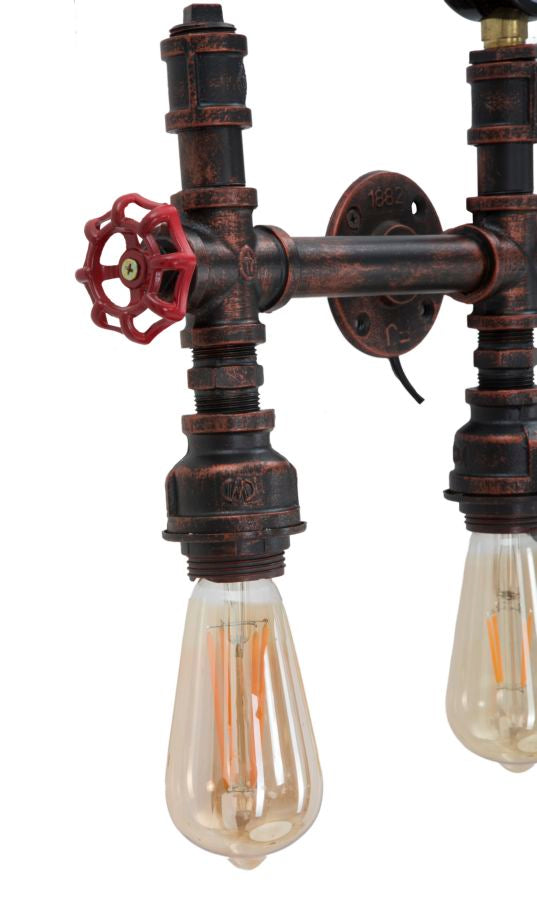 WALL LAMP INDUSTRY 5 LIGHTS CM 86X9X32