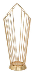 Porte-parapluie en acier doré minimaliste