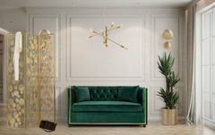 Applique murale Glam métal doré