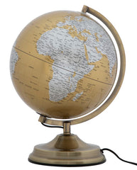 GLOBE ORANGE C/LUCE CM Ø 25X38