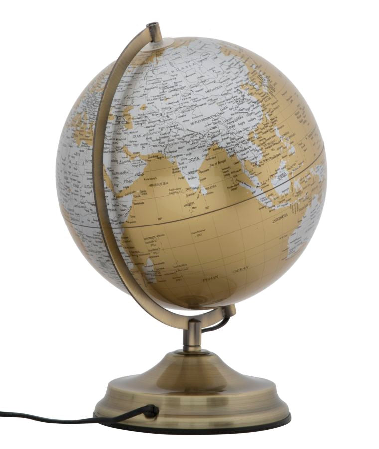 GLOBE ORANGE C/LUCE CM Ø 25X38