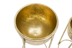 Porte-fleur Coppia métal doré