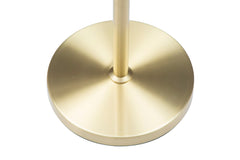 Lampadaire Glamy Métal Doré 4 Lumières Sphères en Verre Opaque