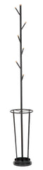 Porte-parapluie rond Glam métal Noir