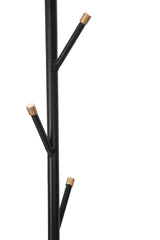 Porte-parapluie rond Glam métal Noir