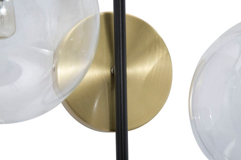 WALL LAMP IRON BLACK CM 36x24x45