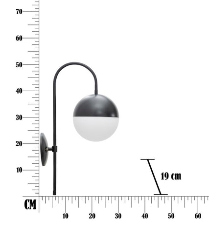 WALL LAMP DARKY STREET CM 19x31x51