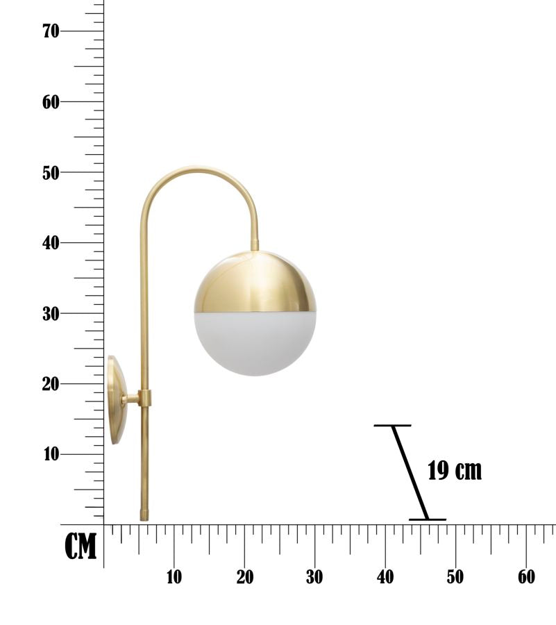 WALL LAMP GLAMY STREET CM 19x31x51