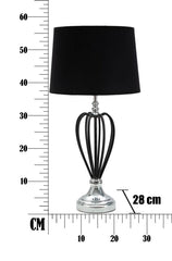 TABLE LAMP DARKY SILVER CM Ø 28X56 