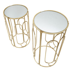 PLANT HOLDER ARTY SET 2 PCS ROUND CM Ø 36,5X70-31X60