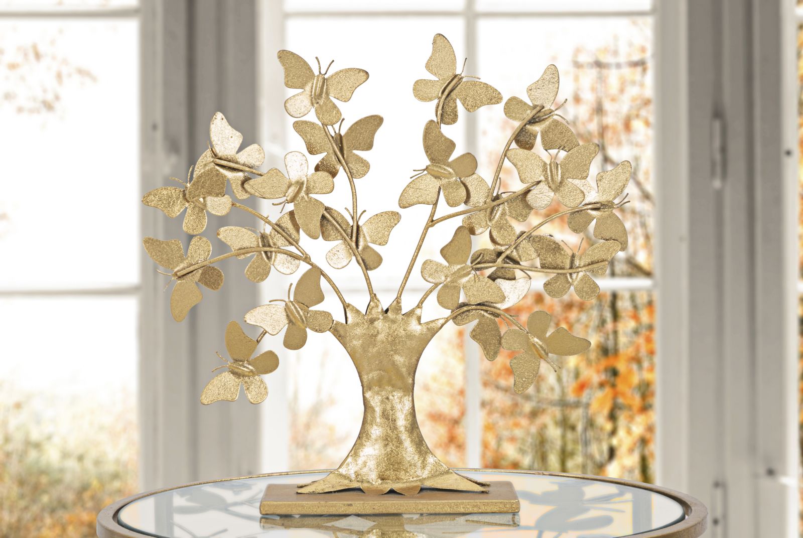 SCULPTUR TREE  GLAM WITH BUTTERFLY CM 31X8X30