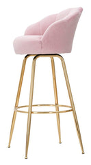BAR STOOL BAR VIENNA ROSA CM 55X53X110