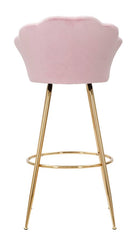 BAR STOOL BAR VIENNA ROSA CM 55X53X110